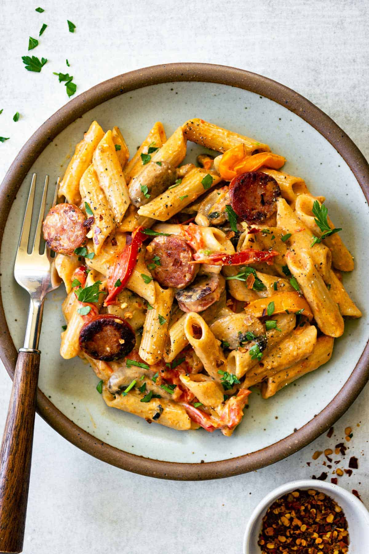 Cajun Kielbasa Pasta