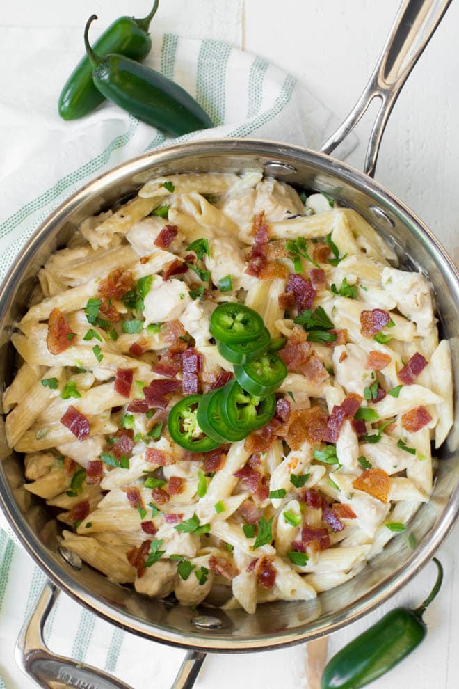 Jalapeño Popper Chicken Pasta