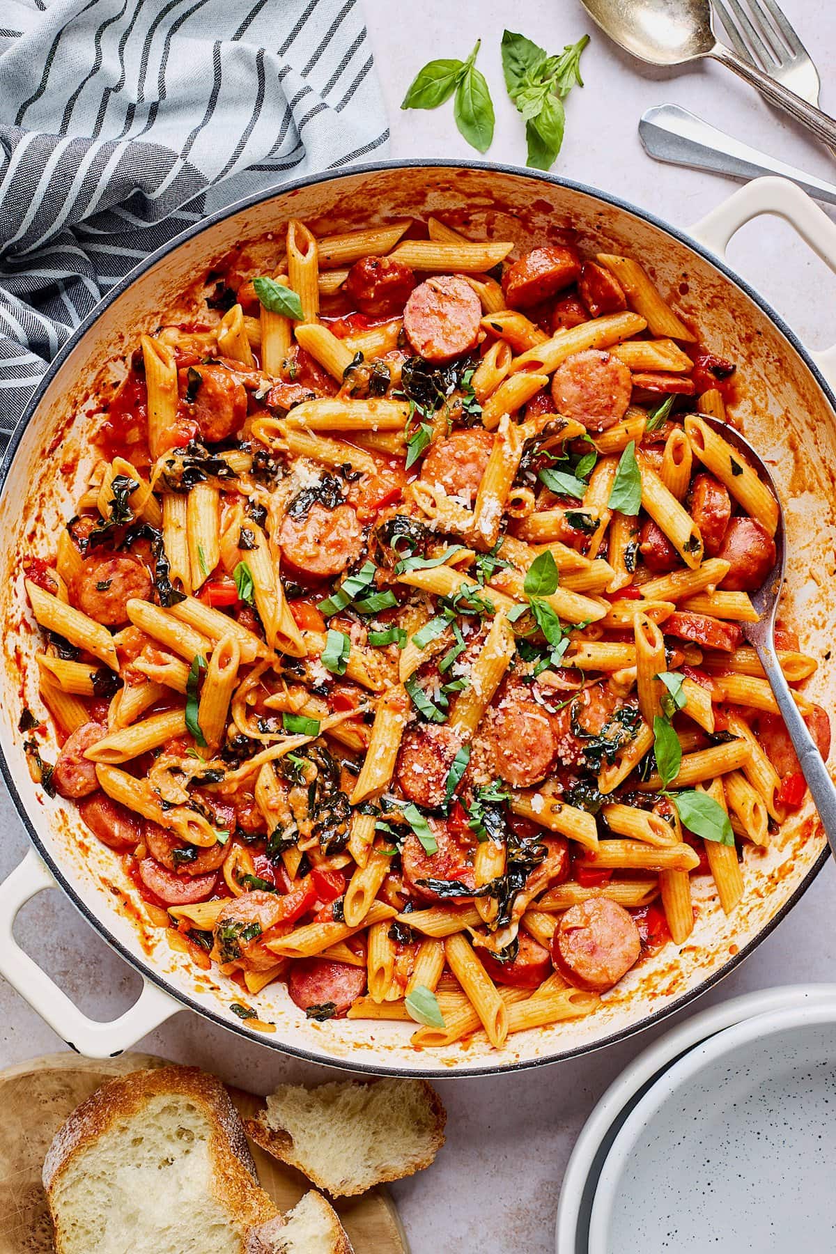 Fennel Sausage Tomato Pasta