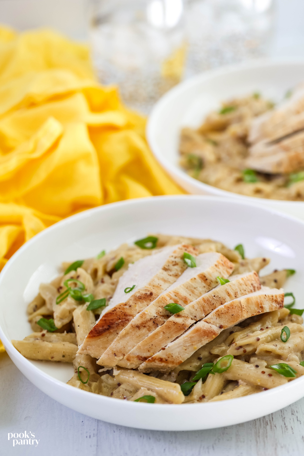 Creamy Dijon Chicken Shells