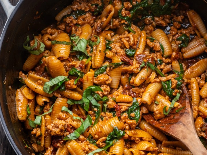Tuscan Turkey Cream Pasta