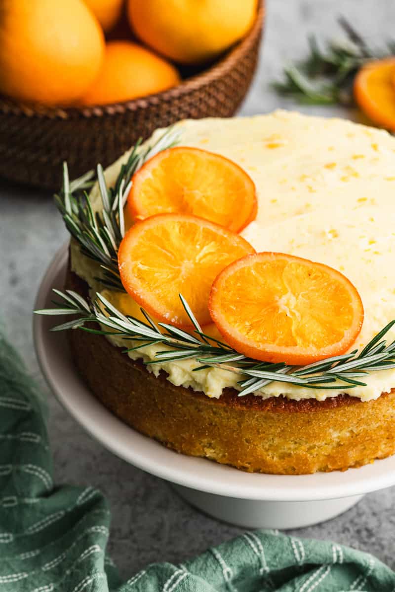 Candied Orange Olive Oil Cake