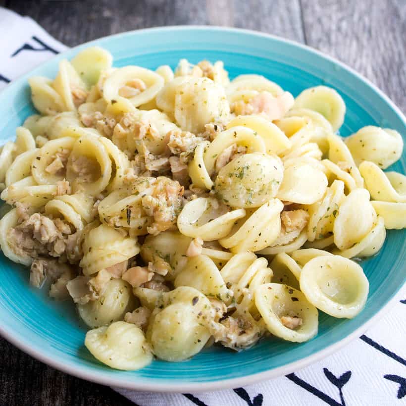 Orecchiette with Clams and White Wine