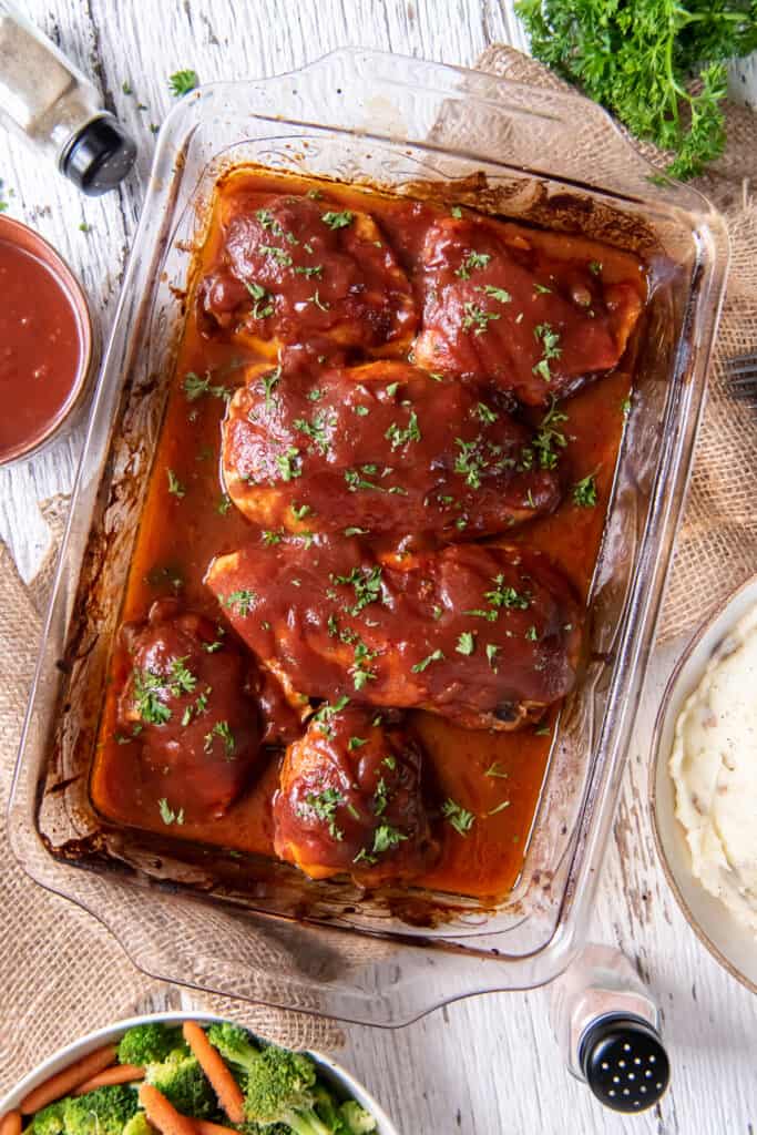 Tomato-Based BBQ Chicken Bake