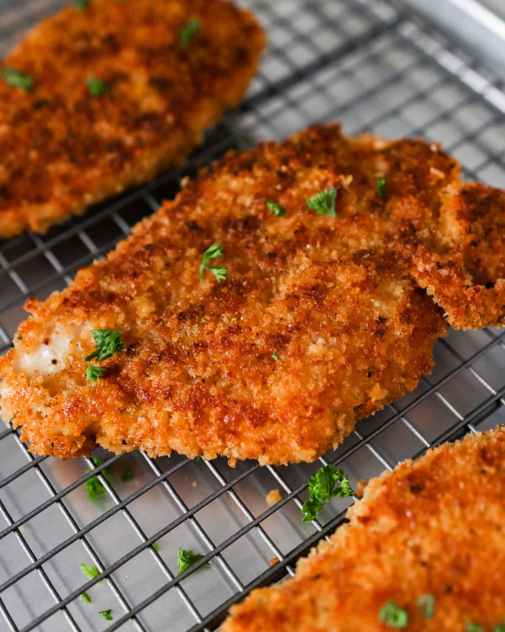 Panko Crusted Chicken Cutlets