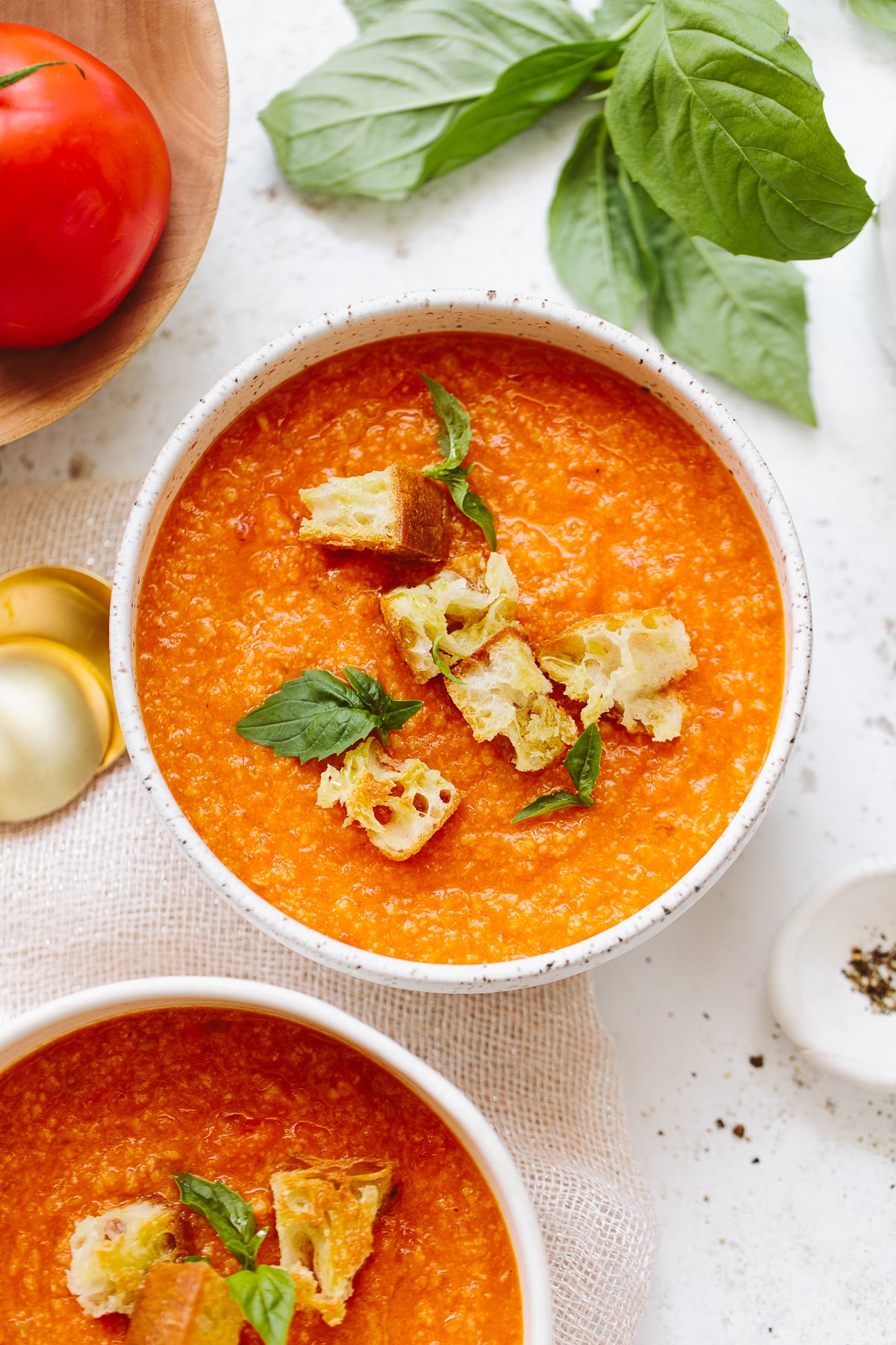 Tuscan Tomato Basil Soup
