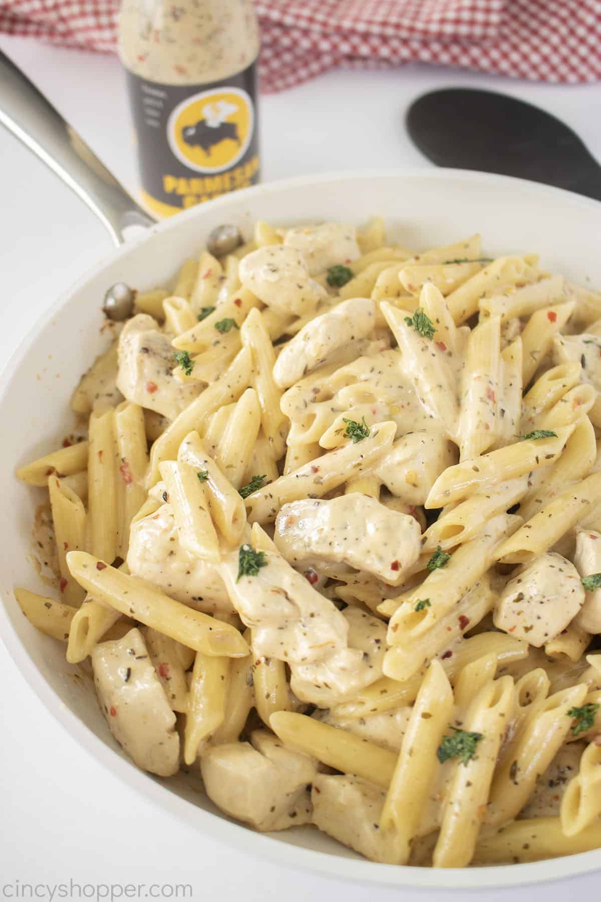 Garlic Parmesan Chicken Penne
