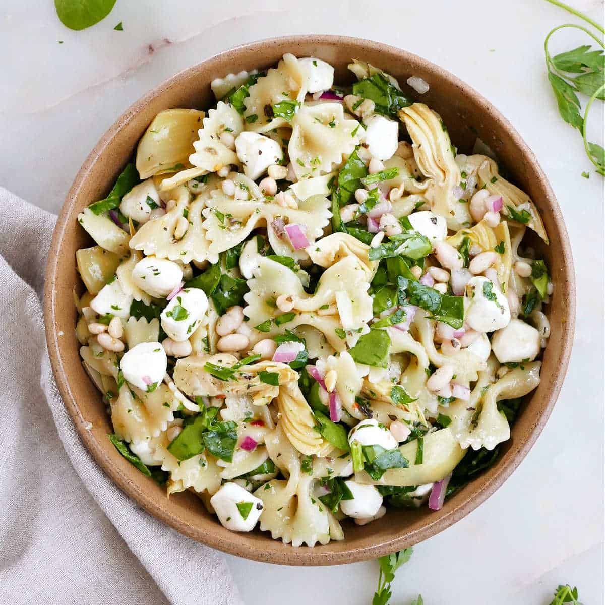 Artichoke Heart Parmesan Toss