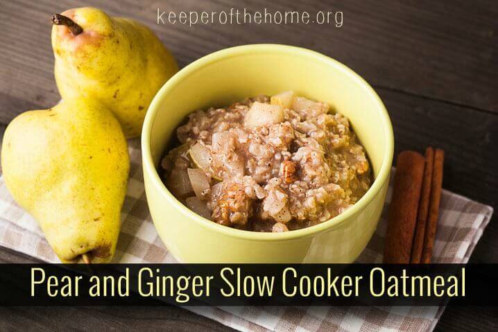 Pear and Ginger Oatmeal