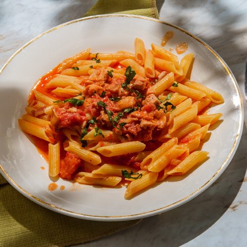Vodka Cream Salmon Penne