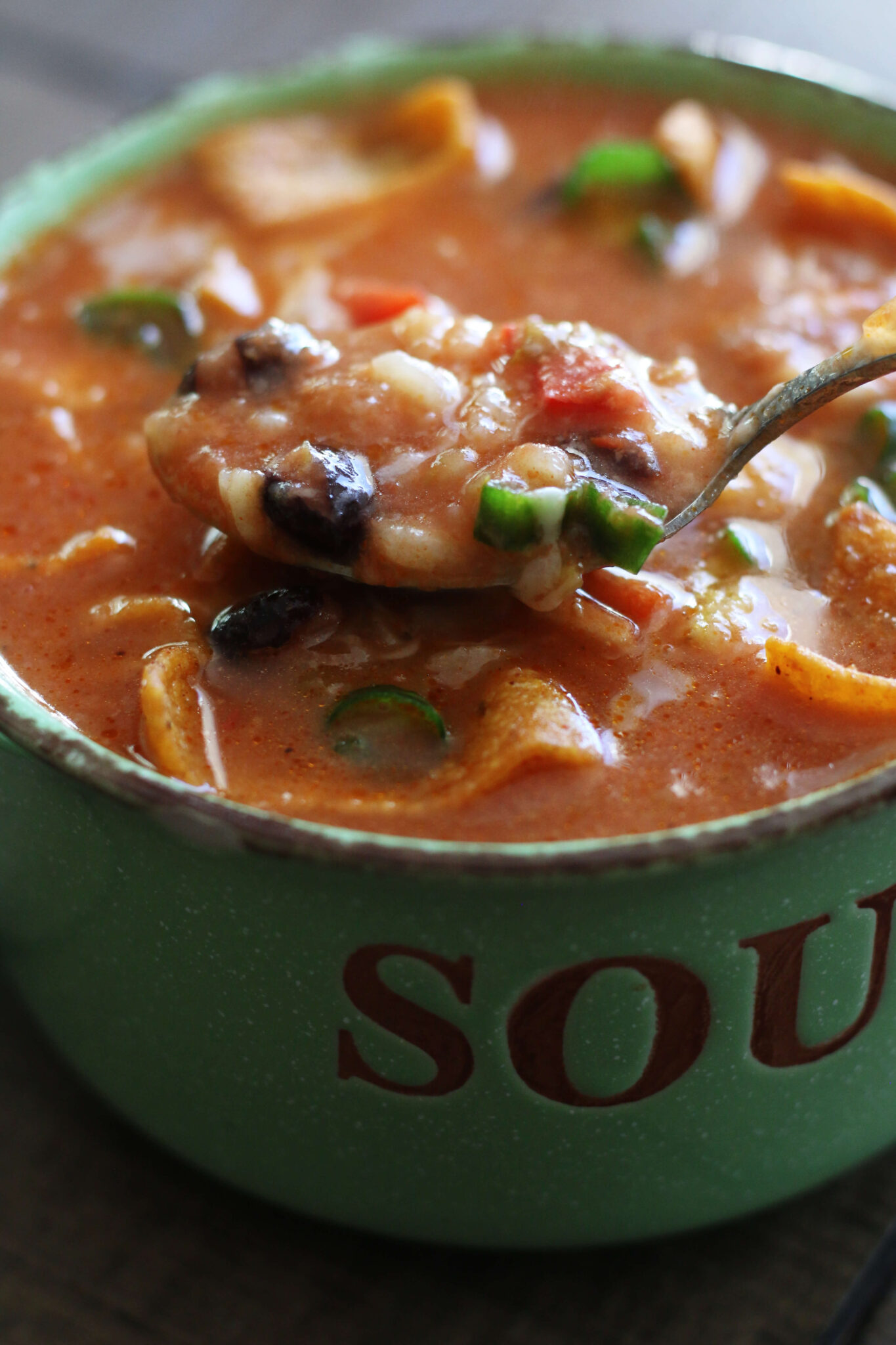 Chicken, Kielbasa, and Pepper Jack Soup