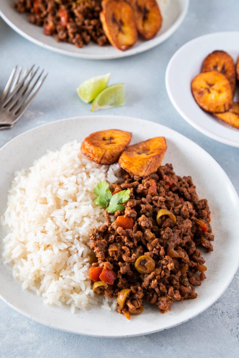 Picadillo with Plantains