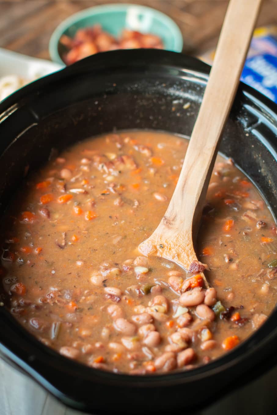 Pinto Bean Soup with Bacon