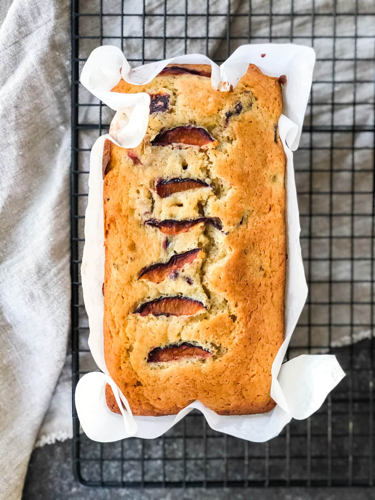 Plum Vanilla Loaf