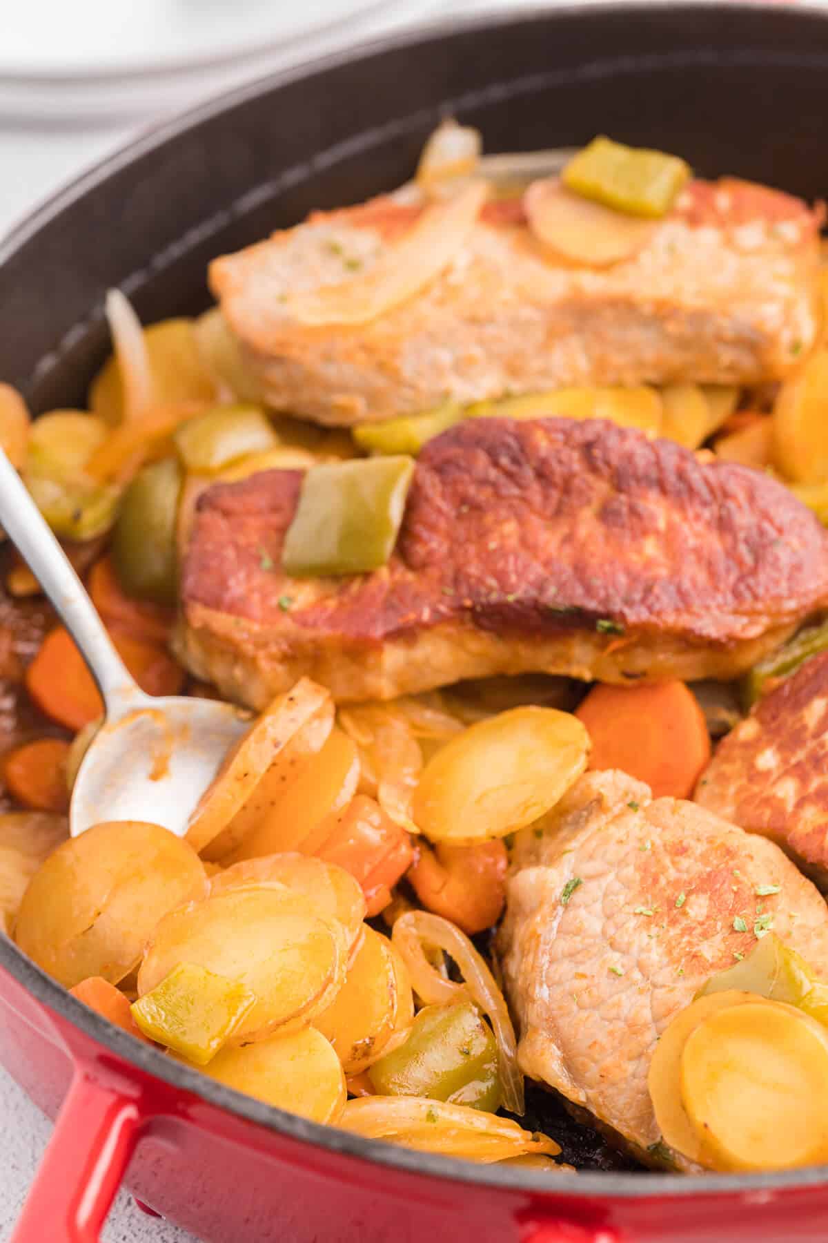 Pork Chop and Potato Skillet