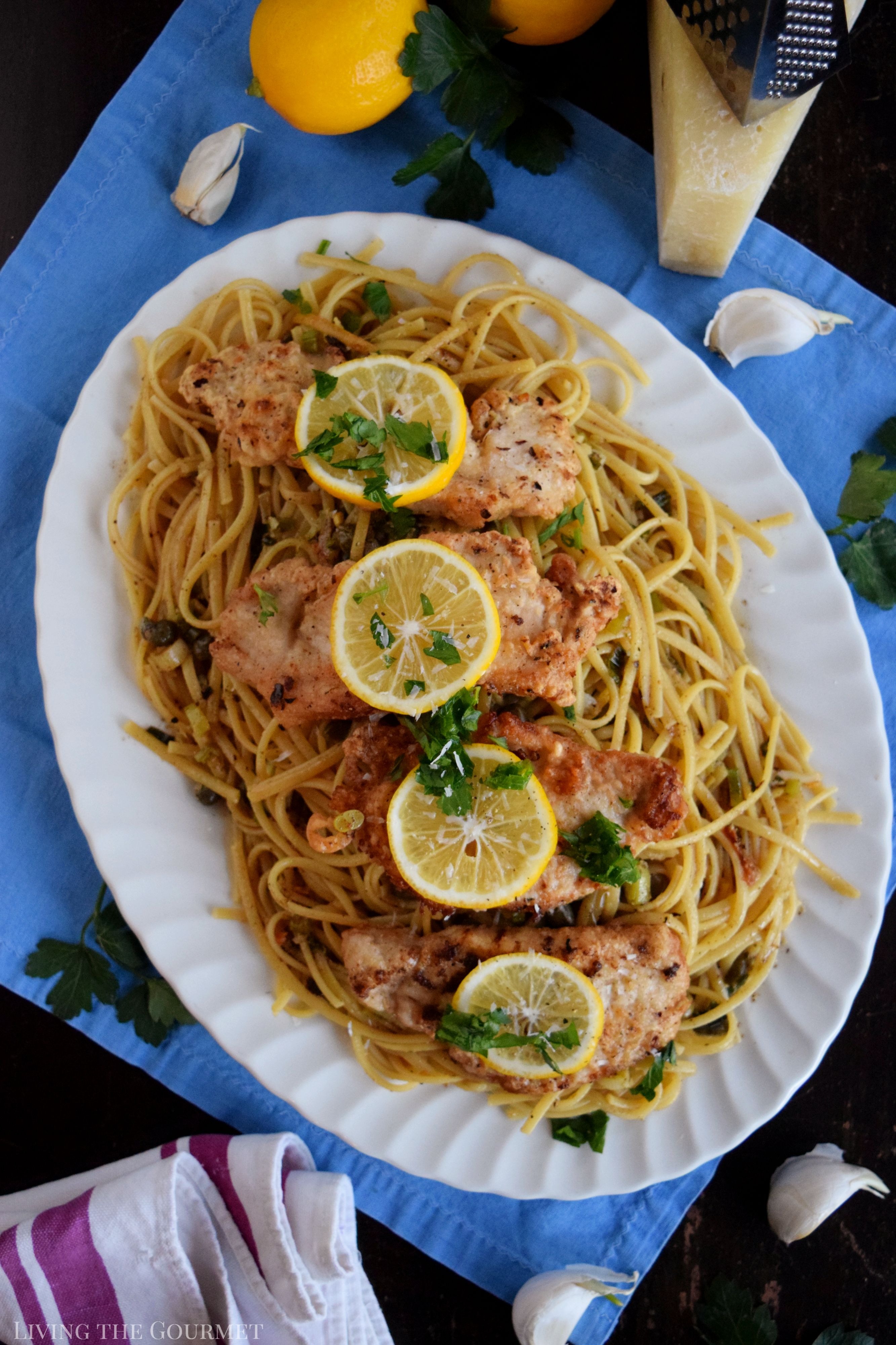 Pork Piccata Pasta