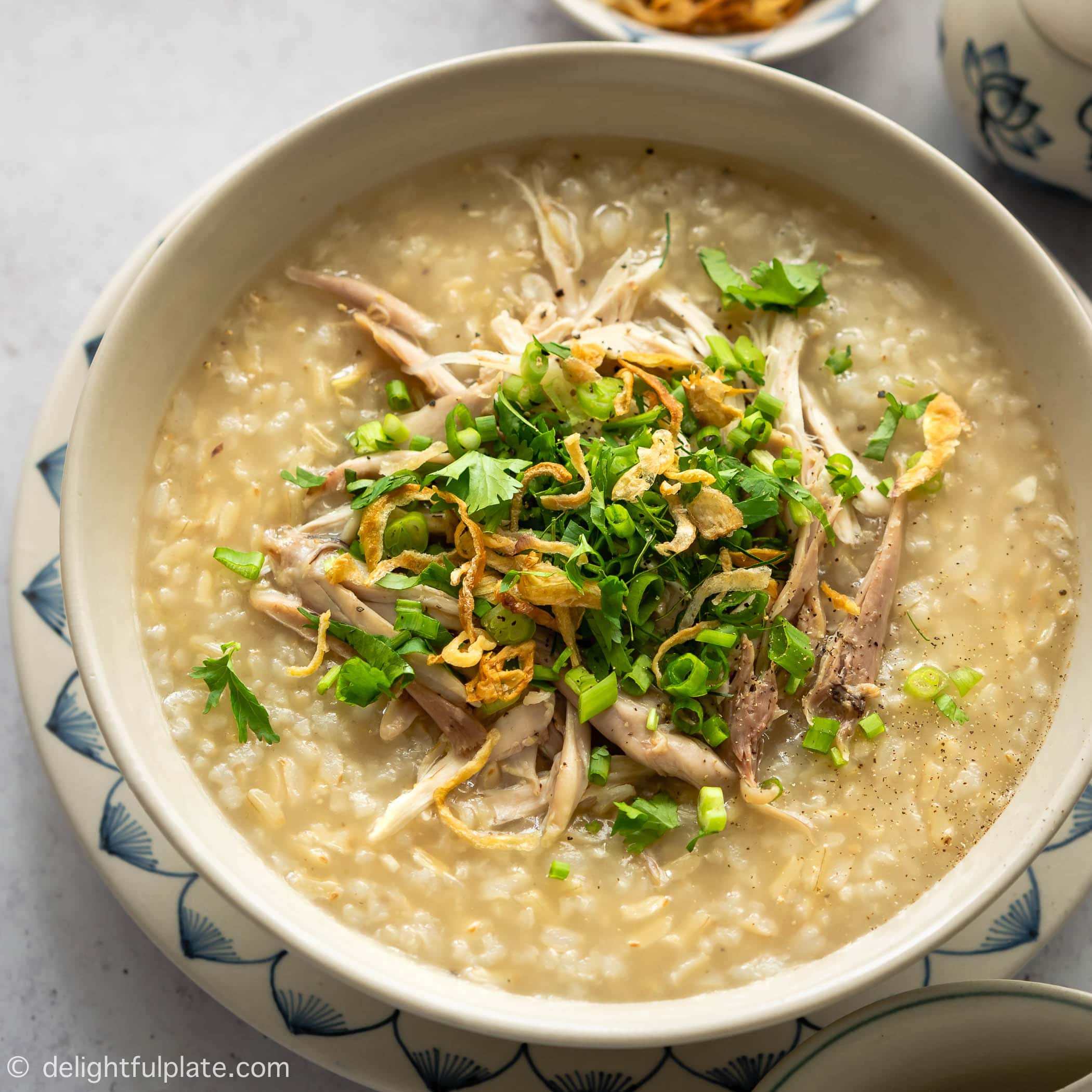 Chicken Congee Comfort Bowl