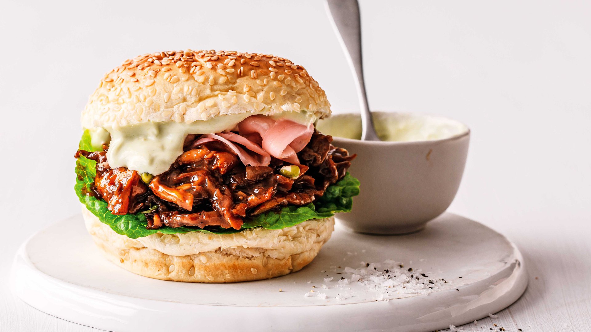 Wasabi Mayo Burger