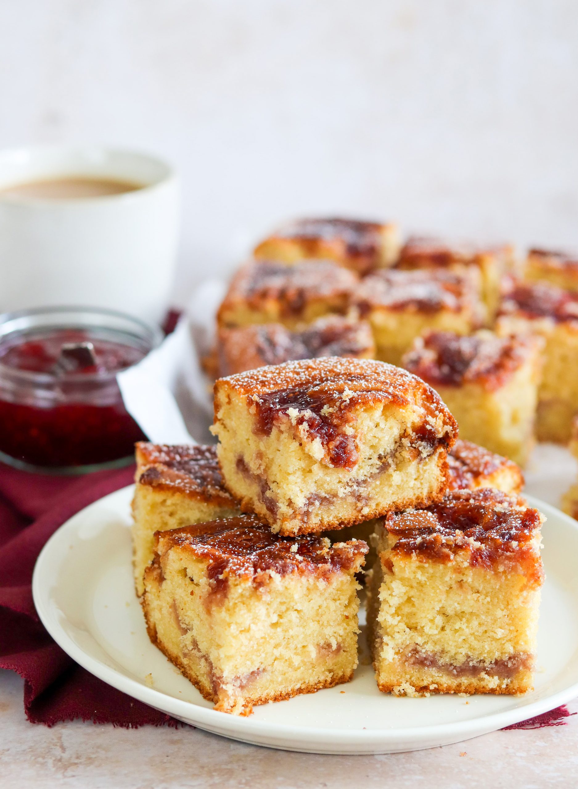 Raspberry Jam Cake