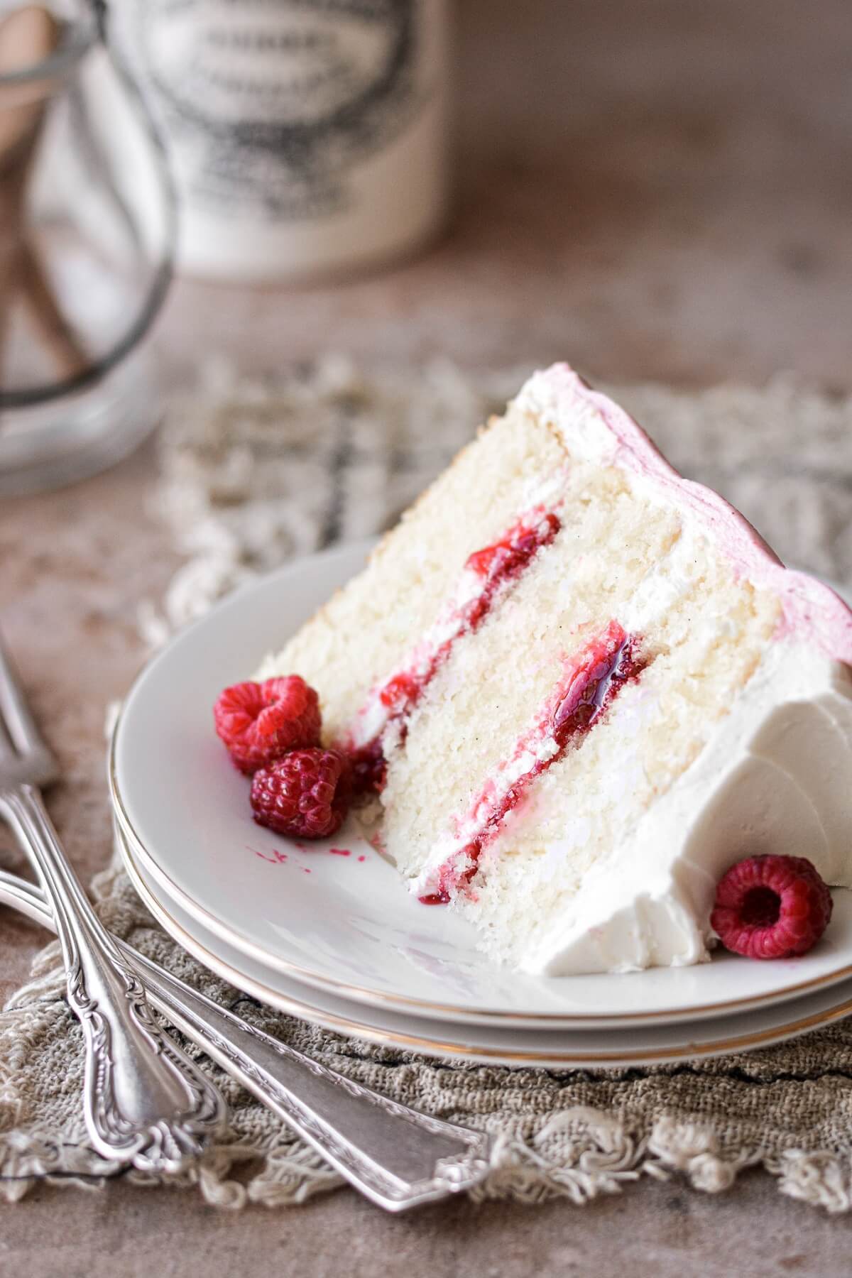 Raspberry Vanilla Cake