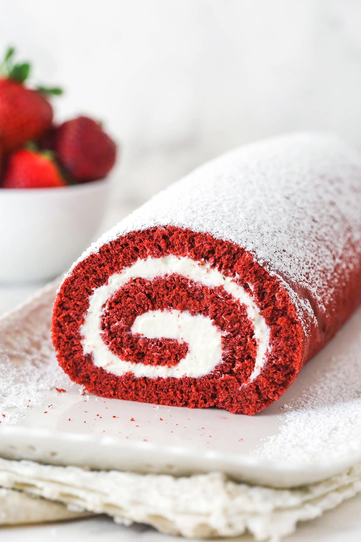 Red Velvet Cake Roll