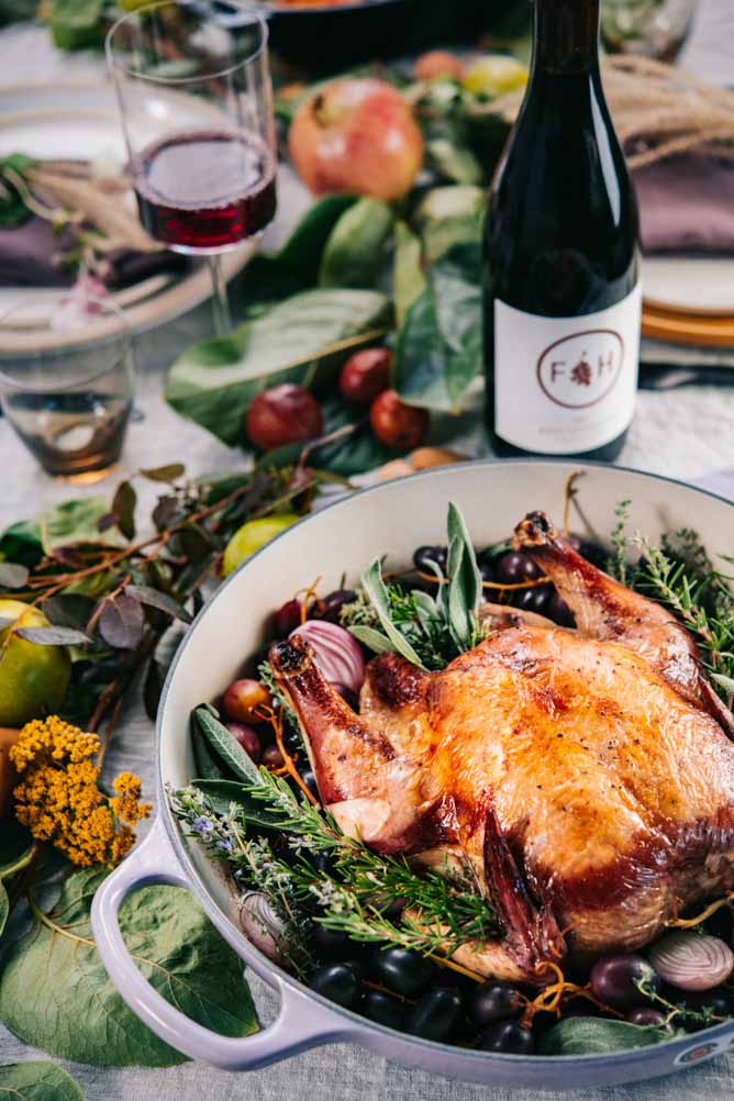 Wine Braised Baked Chicken