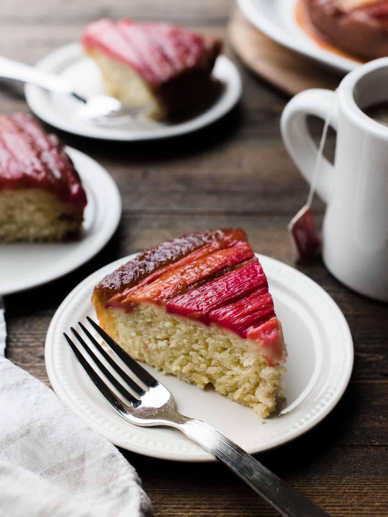 Rhubarb Pineapple Upside-Down