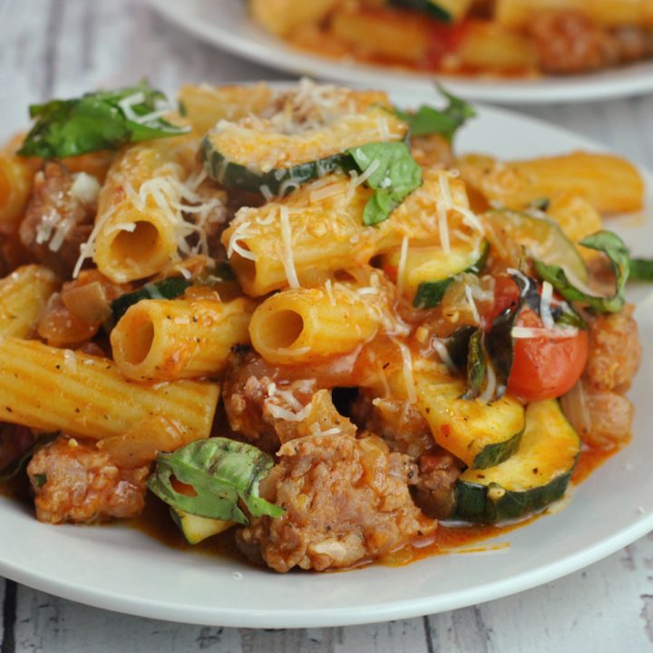 Italian Sausage-Style Turkey Rigatoni