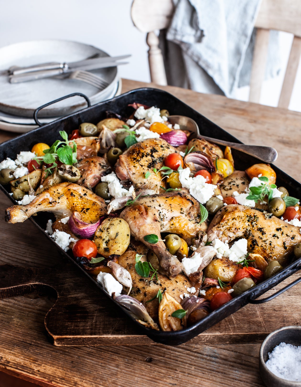 Mediterranean Baked Chicken with Potatoes