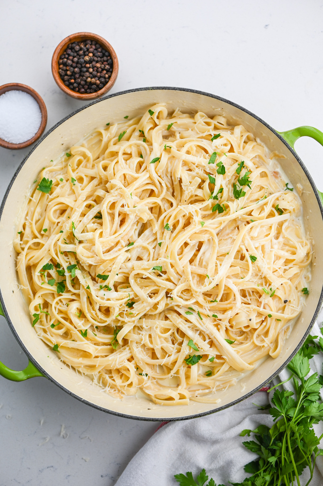 Beef and Roasted Garlic Fettuccine