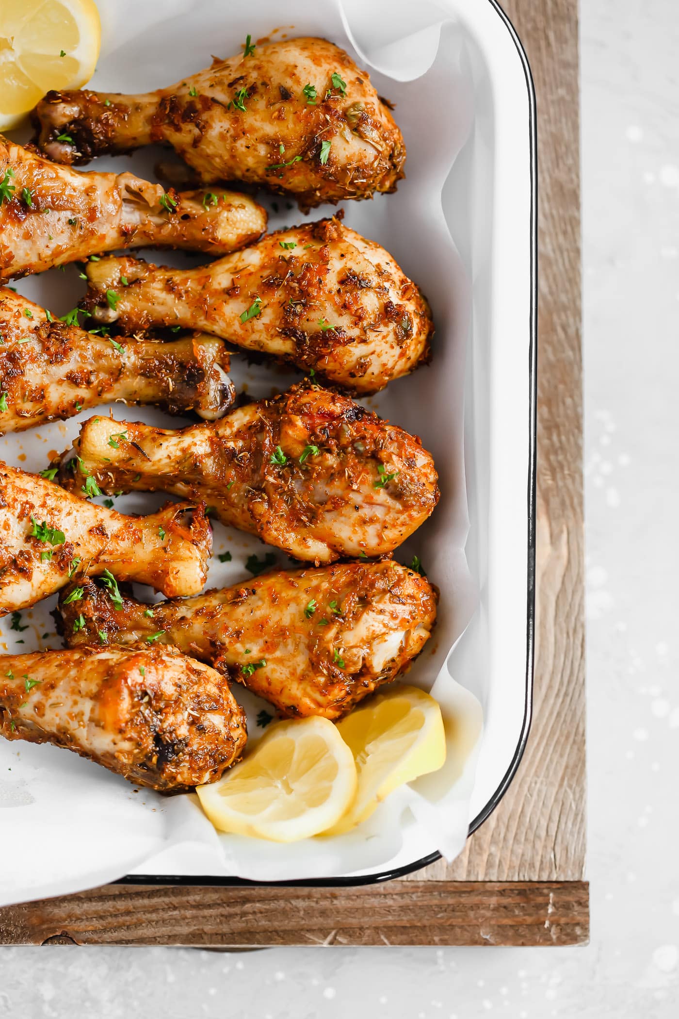 Lemon Herb Roasted Drumsticks