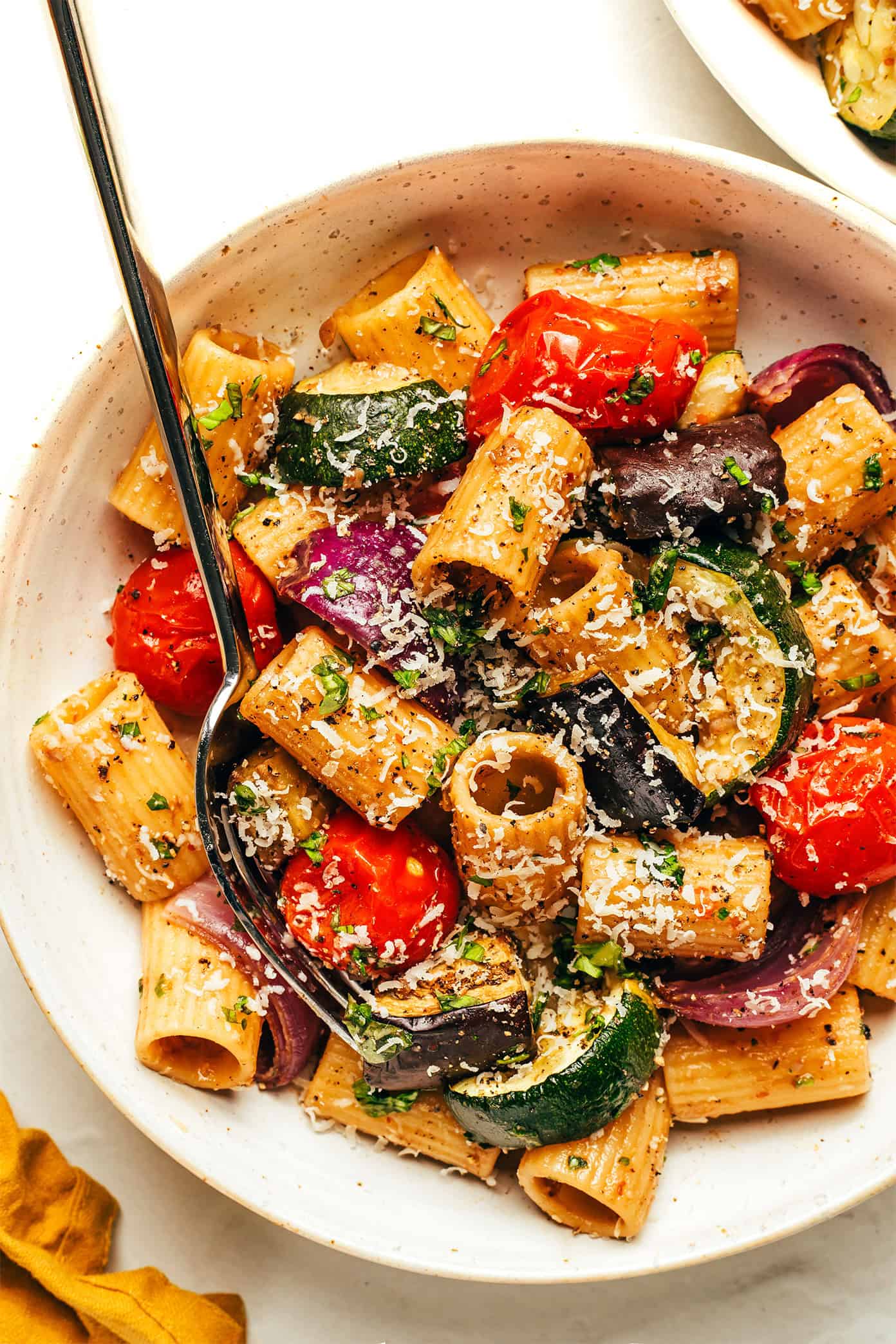 Rigatoni with Roasted Vegetables