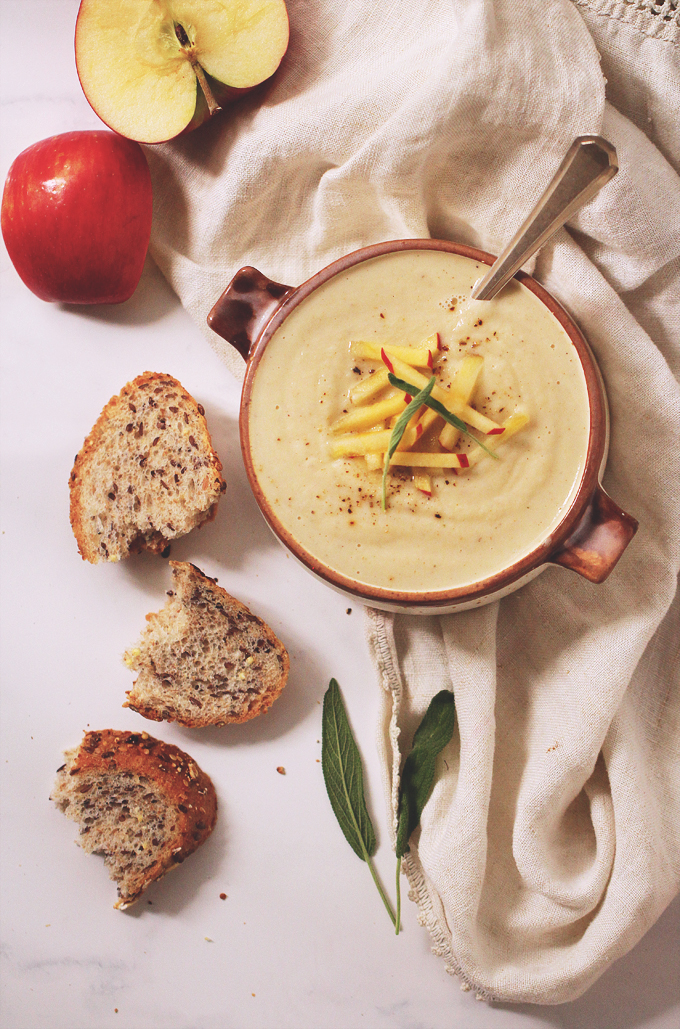 Cauliflower Apple Soup