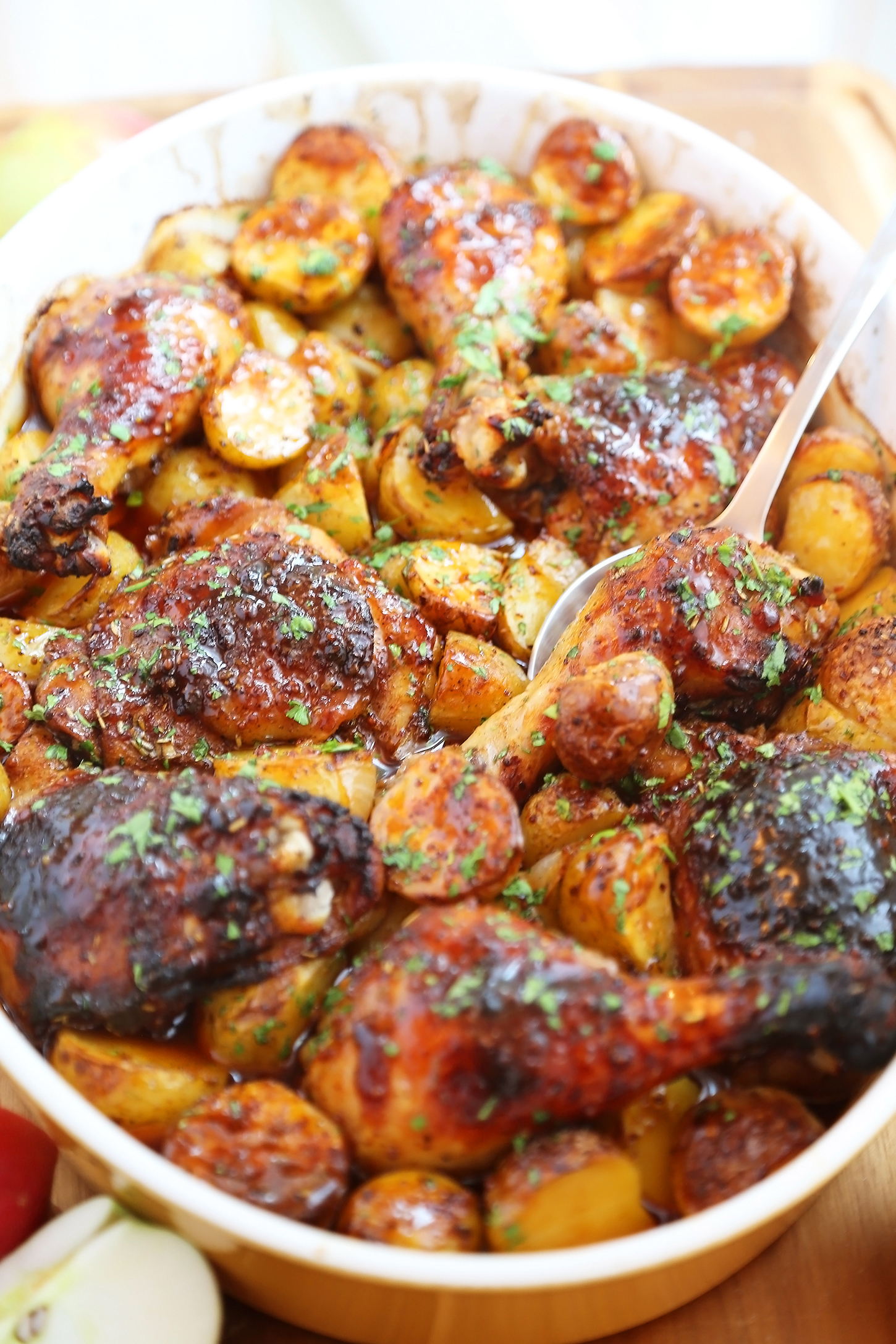 Apple Cider Chicken with Root Vegetables