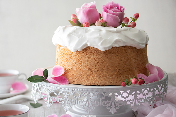 Rose Water Angel Food