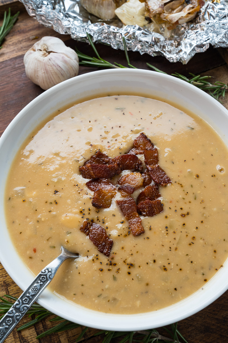 Roasted Garlic White Bean