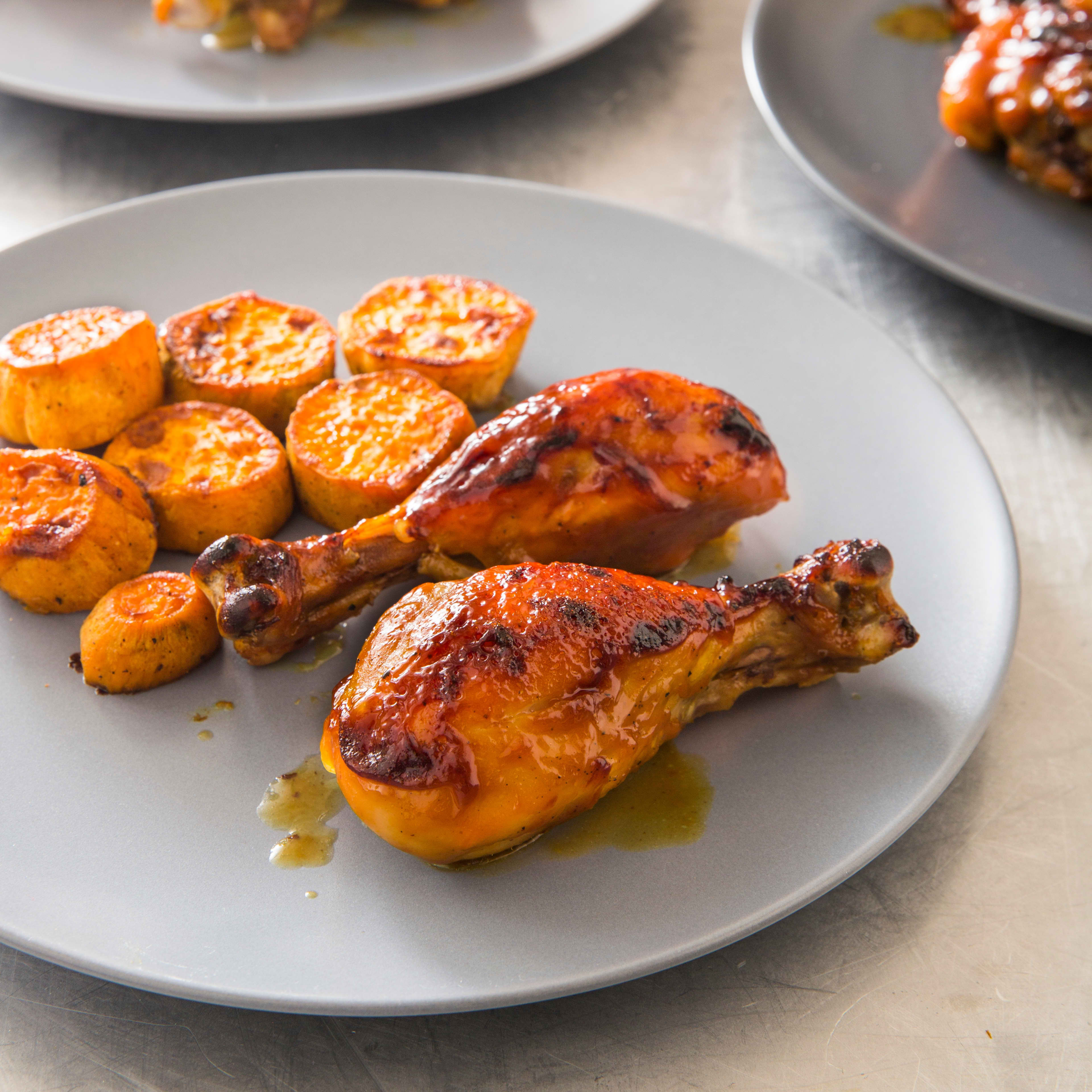 Honey Mustard Glazed Chicken Legs