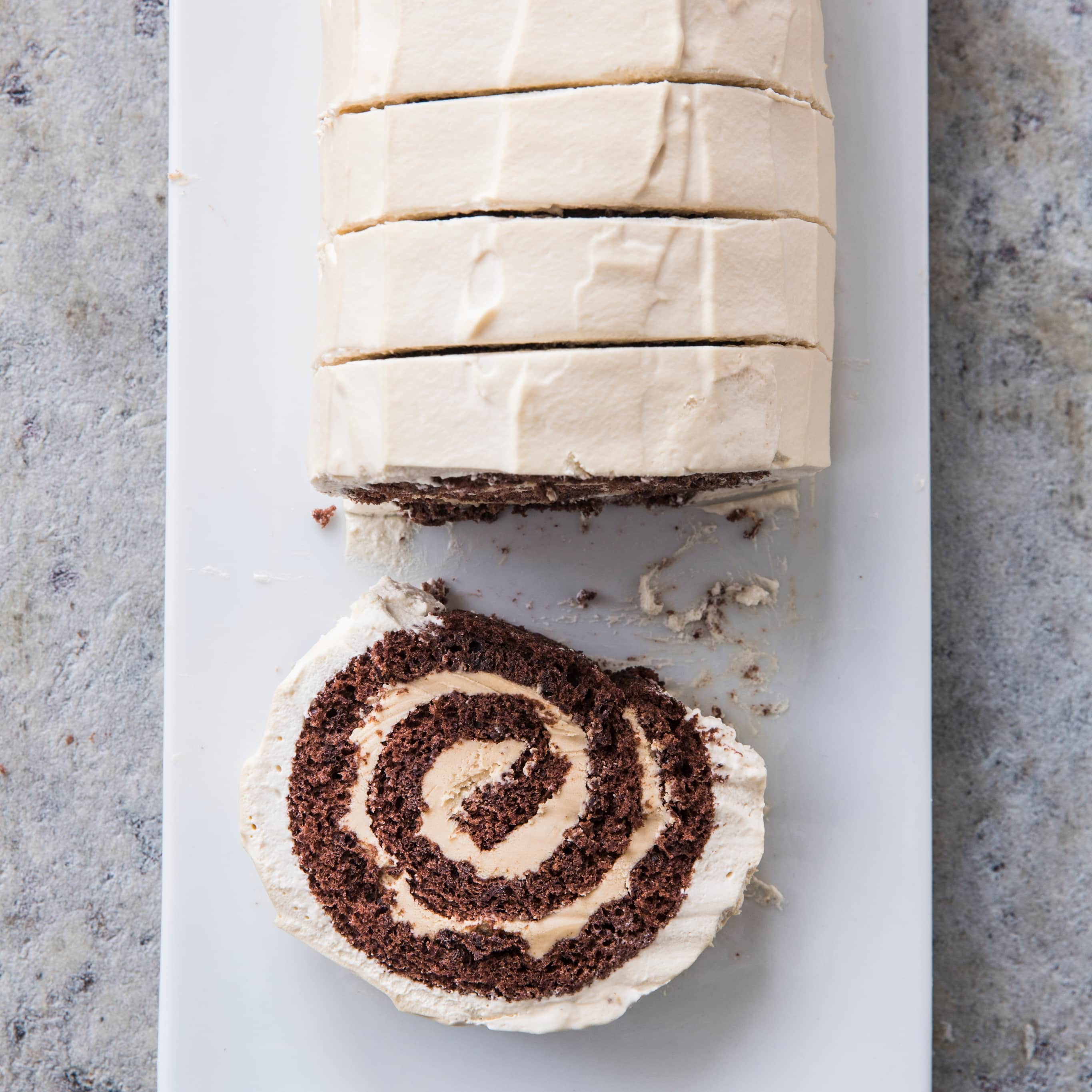 Mocha Mascarpone Roll