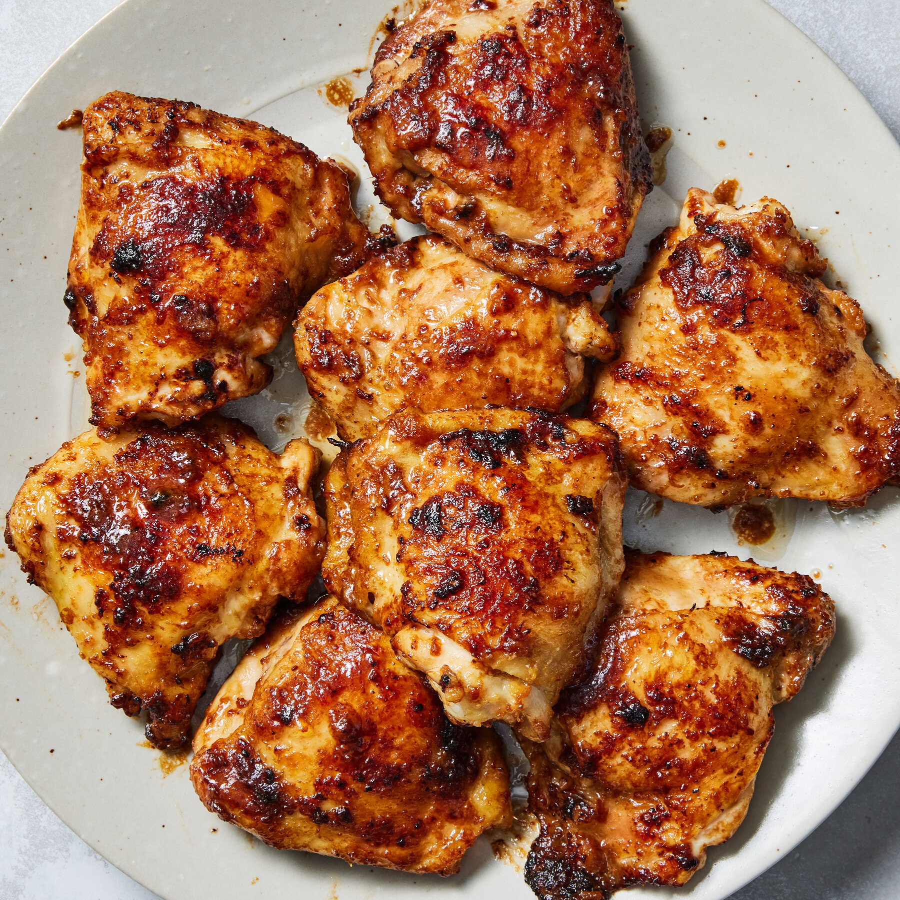 Miso Glazed Chicken Thighs