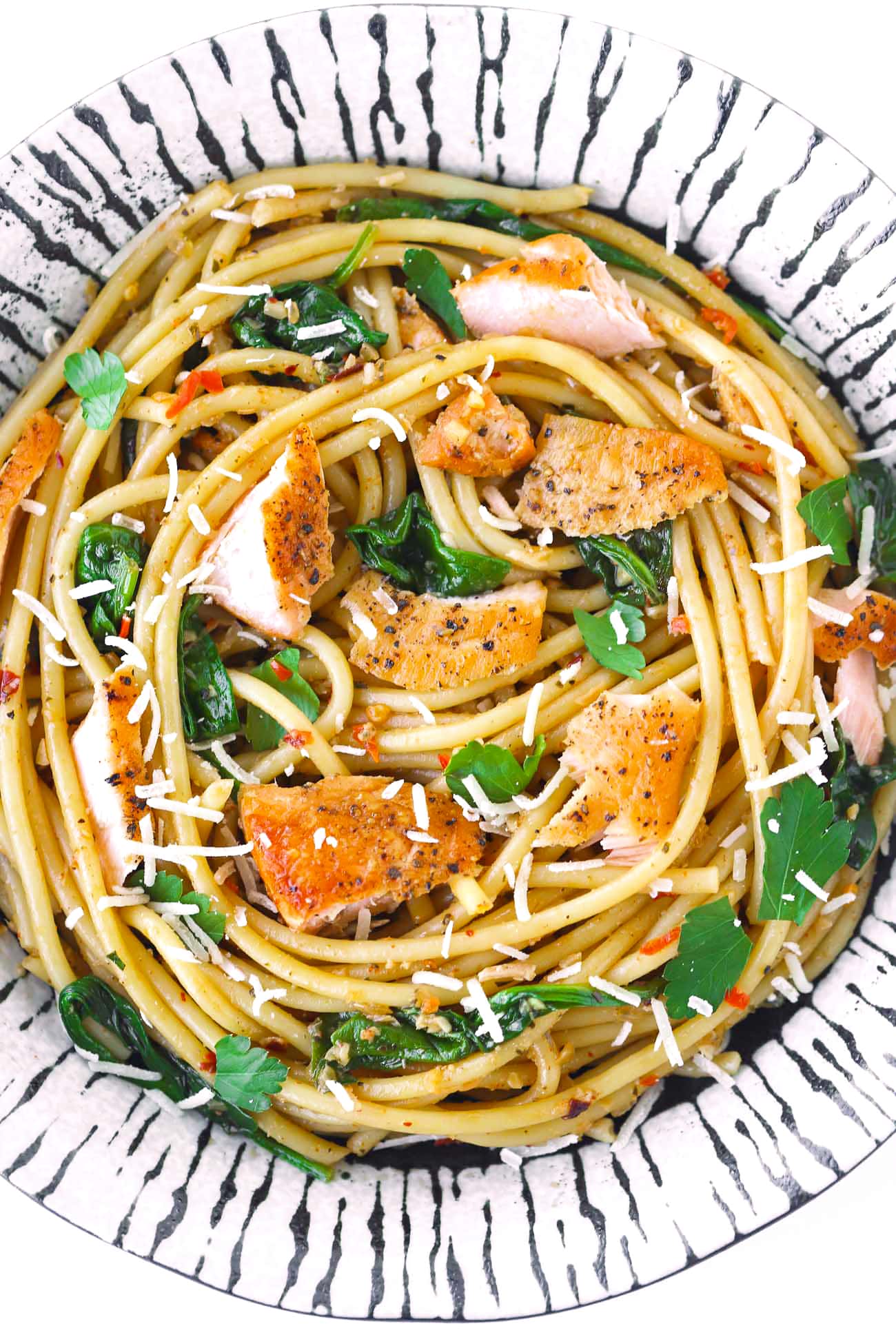 Anchovy Salmon Pappardelle