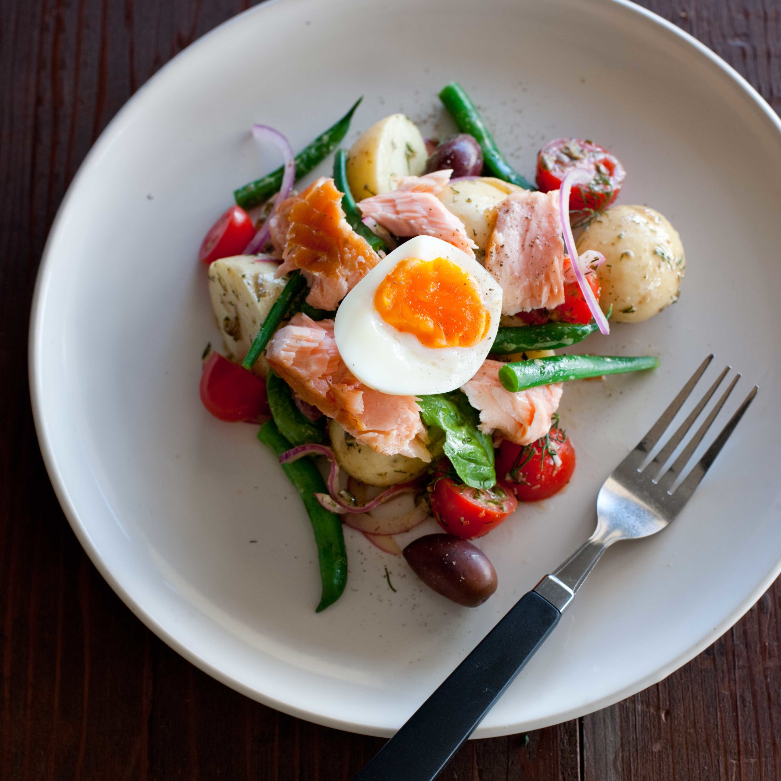 Smoked Salmon Niçoise Salad