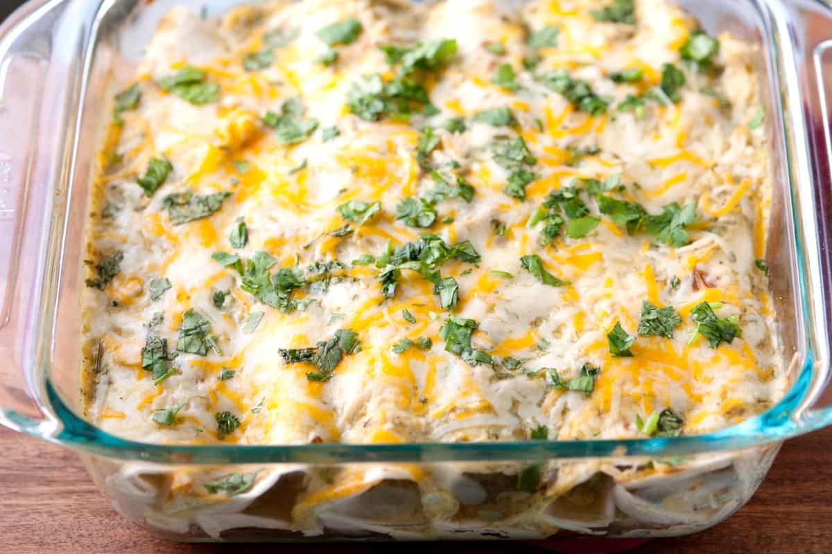 Chicken Enchiladas Verde
