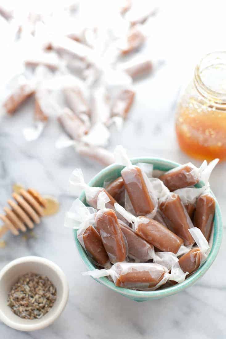 Lavender Honey Candies