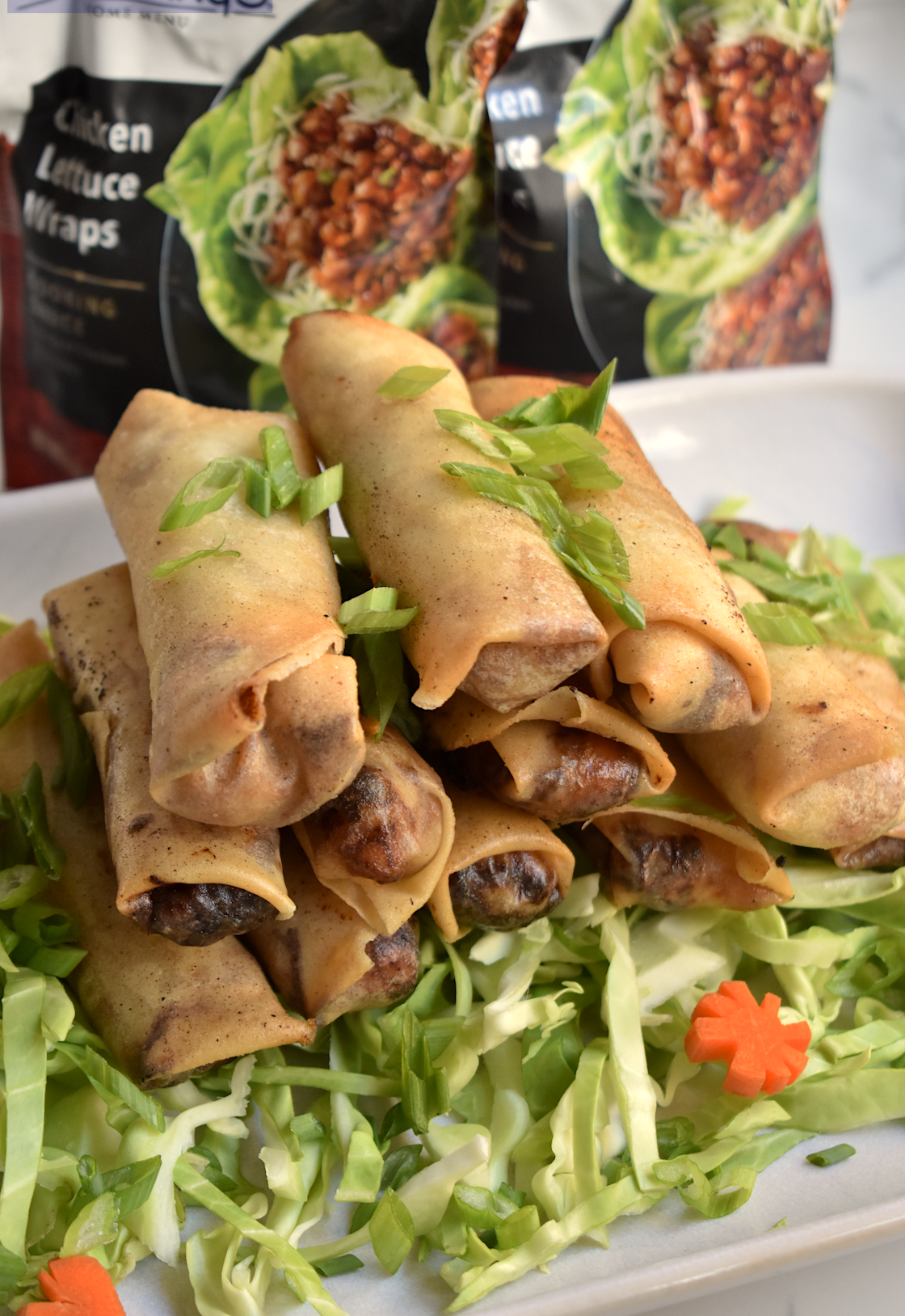 Lettuce-Wrapped Spring Rolls