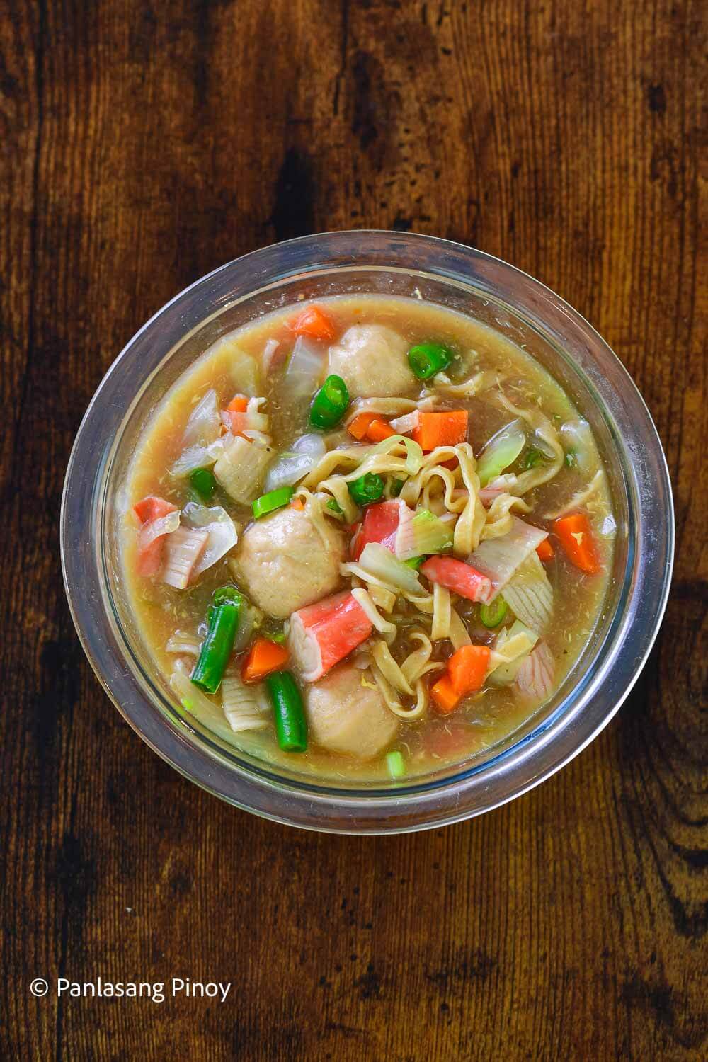 Seafood Lomi