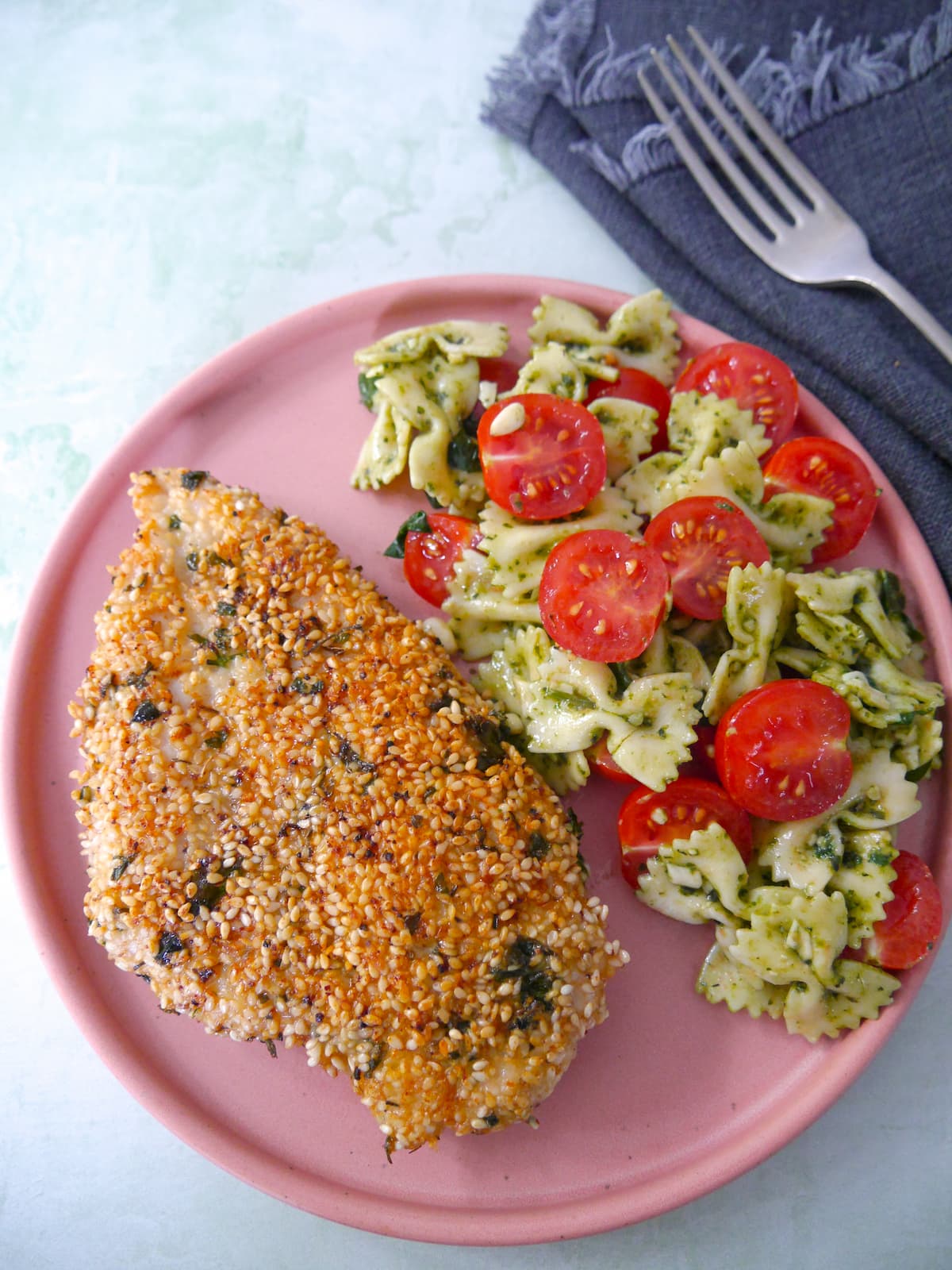 Sesame Crusted Chicken