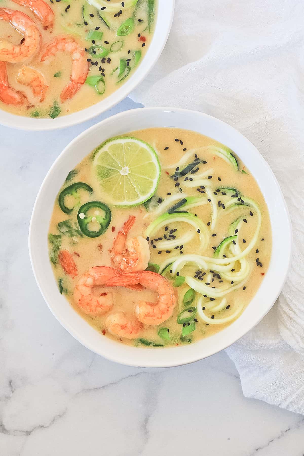 Spicy Shrimp and Zucchini Noodles