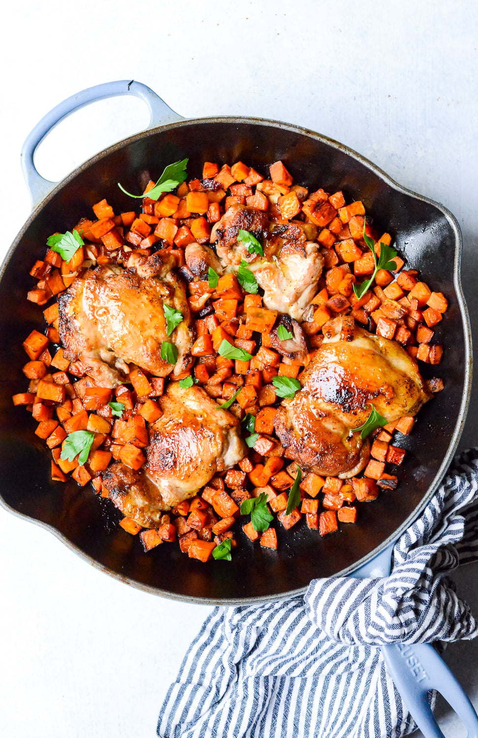 Cajun Chicken and Sweet Potato Skillet