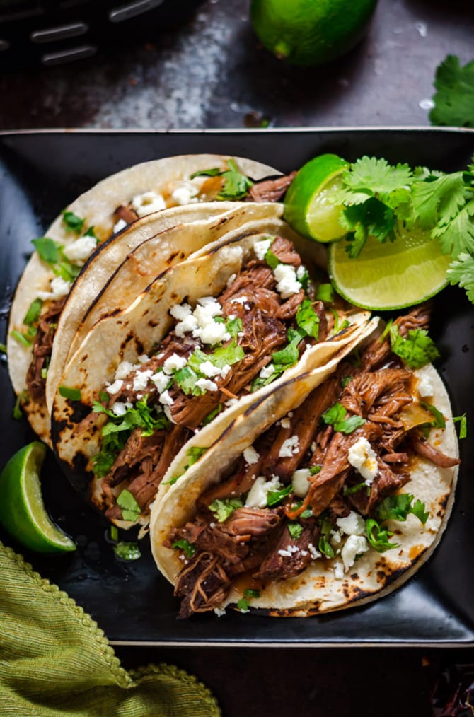 Ancho Chile Beef Tacos