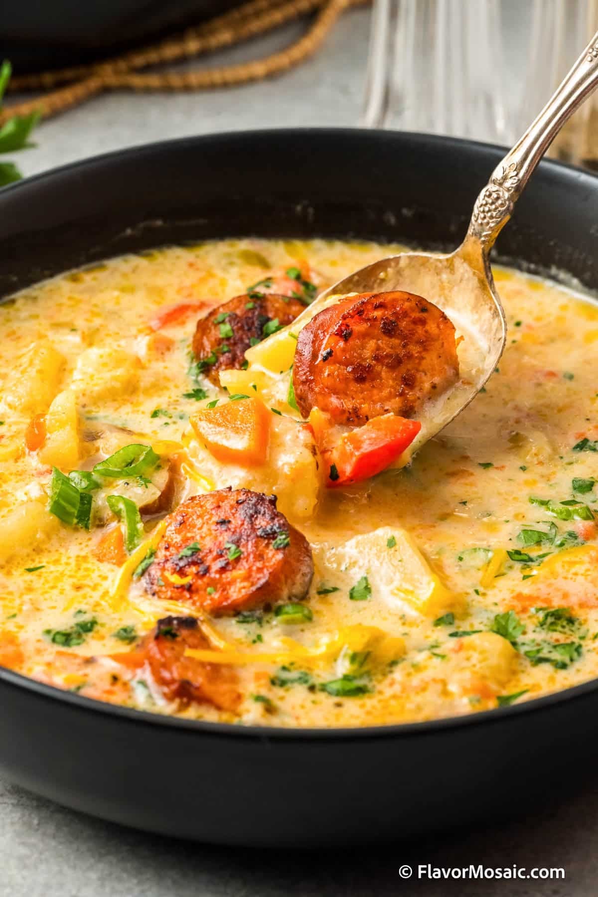 Cajun Sausage and Potato Stew
